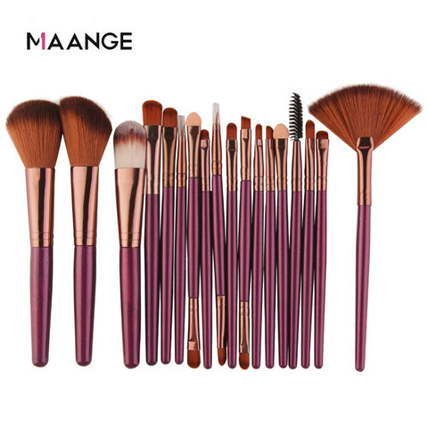 MAANGE 6/15/18Pcs Makeup Brushes Tool Set Cosmetic ... 4.2 ⭐⭐⭐⭐⭐” 200 ratings - brandscluster