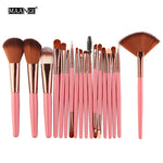 MAANGE 6/15/18Pcs Makeup Brushes Tool Set Cosmetic ... 4.2 ⭐⭐⭐⭐⭐” 200 ratings - brandscluster