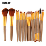 MAANGE 6/15/18Pcs Makeup Brushes Tool Set Cosmetic ... 4.2 ⭐⭐⭐⭐⭐” 200 ratings - brandscluster