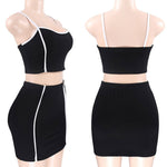 Women two piece set Summer Tank Top + Mini Pencil Skirt Bodycon ... 4.2 ⭐⭐⭐⭐⭐” 200 ratings - brandscluster