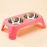 Healthy Colorful Cat Bowl Stand Creative Elevated Double Cat ... 4.2 ⭐⭐⭐⭐⭐” 280 ratings - brandscluster