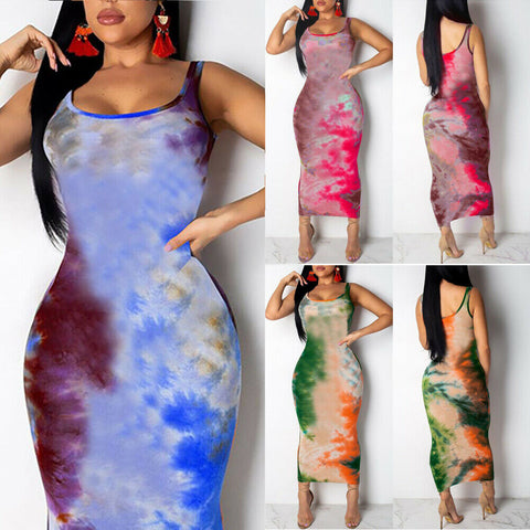 Women graffiti slim fit dress ladies girls boho long maxi ... 4.2 ⭐⭐⭐⭐⭐” 400 ratings - brandscluster