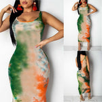 Women graffiti slim fit dress ladies girls boho long maxi ... 4.2 ⭐⭐⭐⭐⭐” 400 ratings - brandscluster