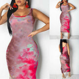 Women graffiti slim fit dress ladies girls boho long maxi ... 4.2 ⭐⭐⭐⭐⭐” 400 ratings - brandscluster